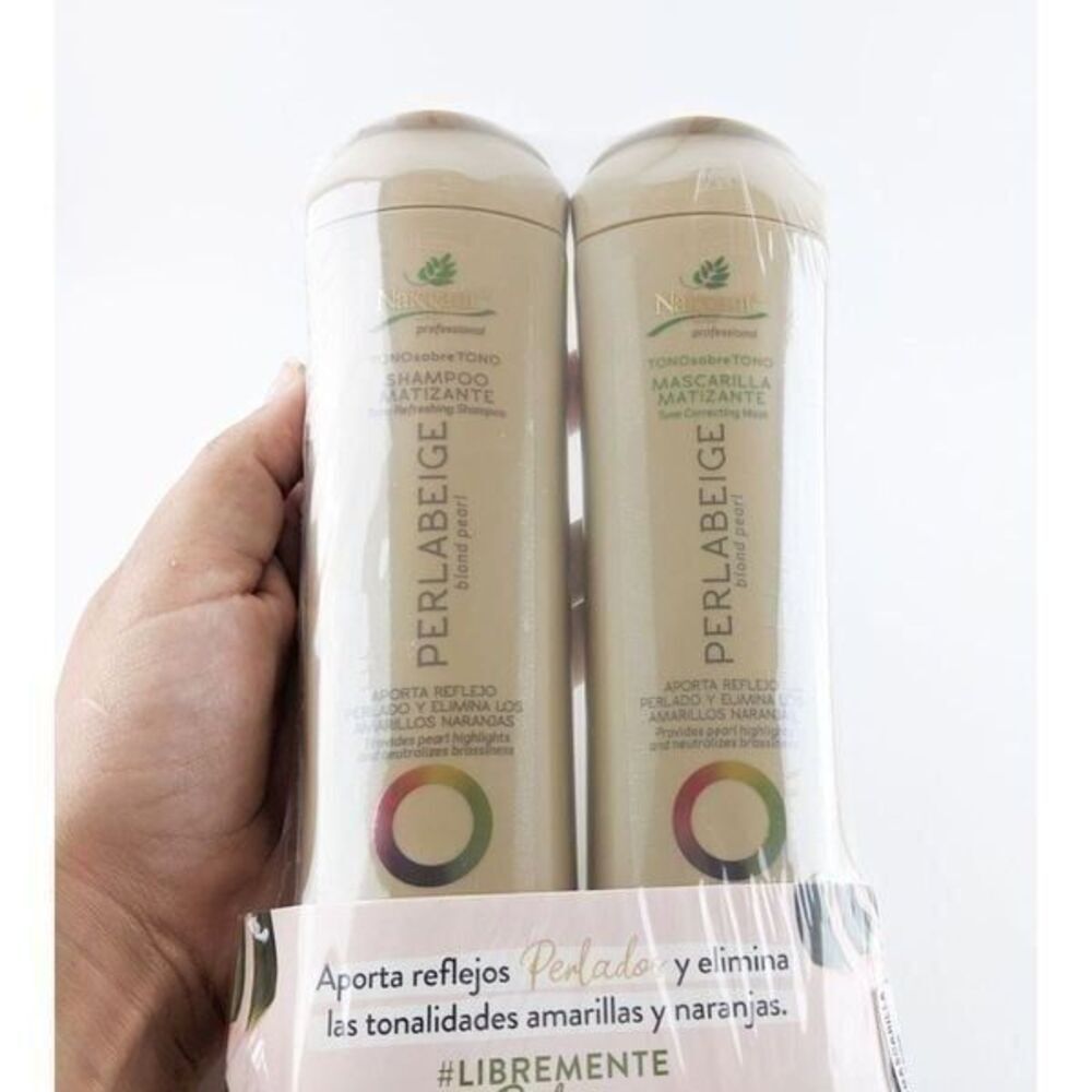 Set Naissant Perlabeige Tone Refresh Shampoo Mask Blonde Pearl Parabeen Salt Fre